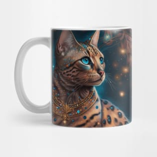 Radiant Bengal Cat Mug